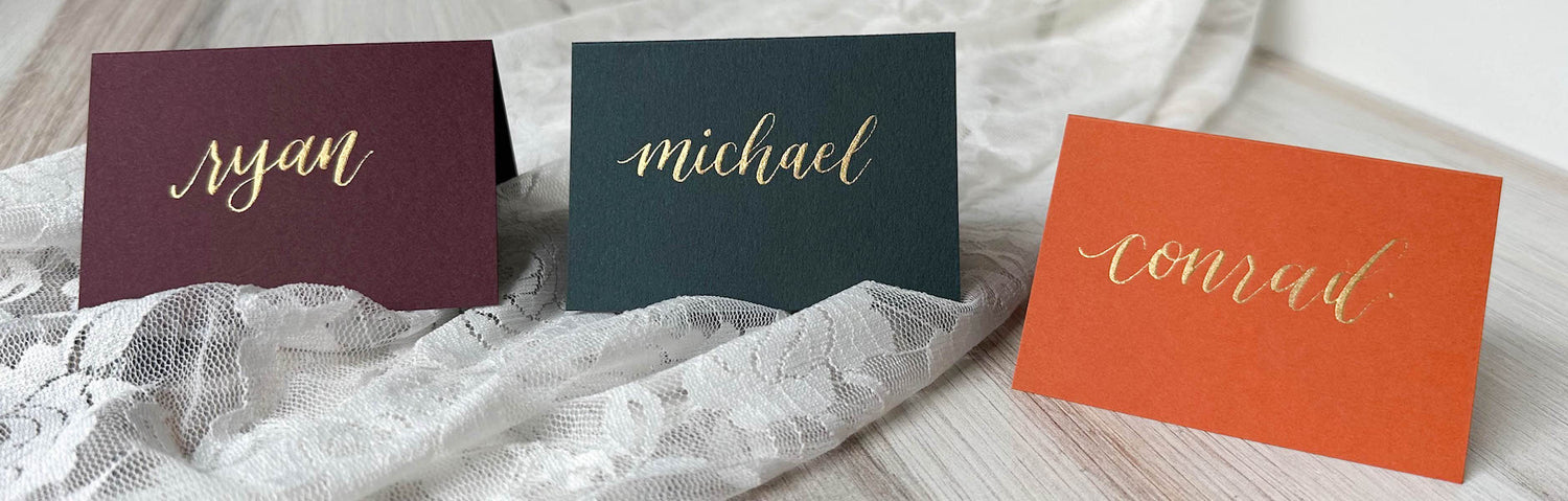 Colorplan Folded Place Cards