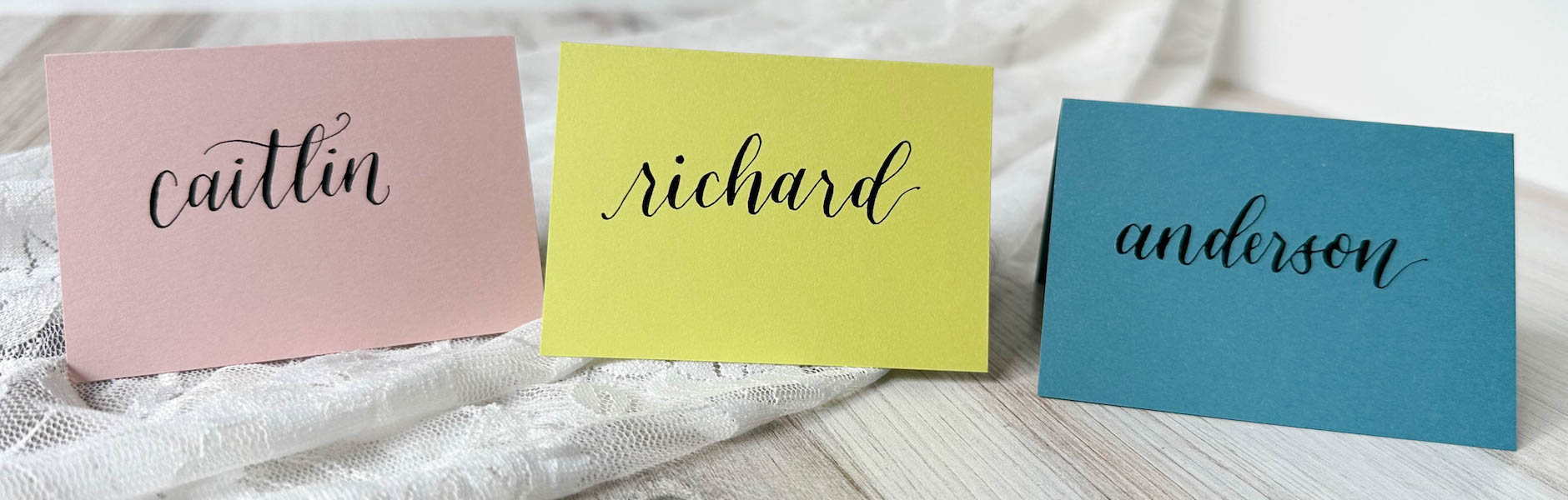 Woodstock Folded Place Cards Cardstock Warehouse