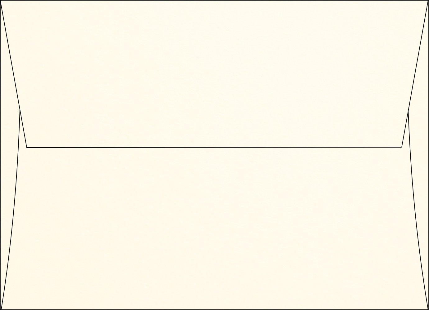 Whitewash Square Flap Envelopes