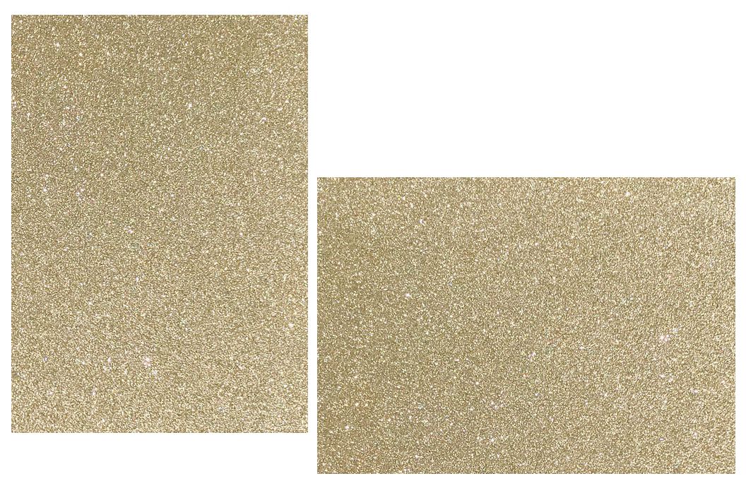 Gold Mirrisparkle Glitter Flat Cards