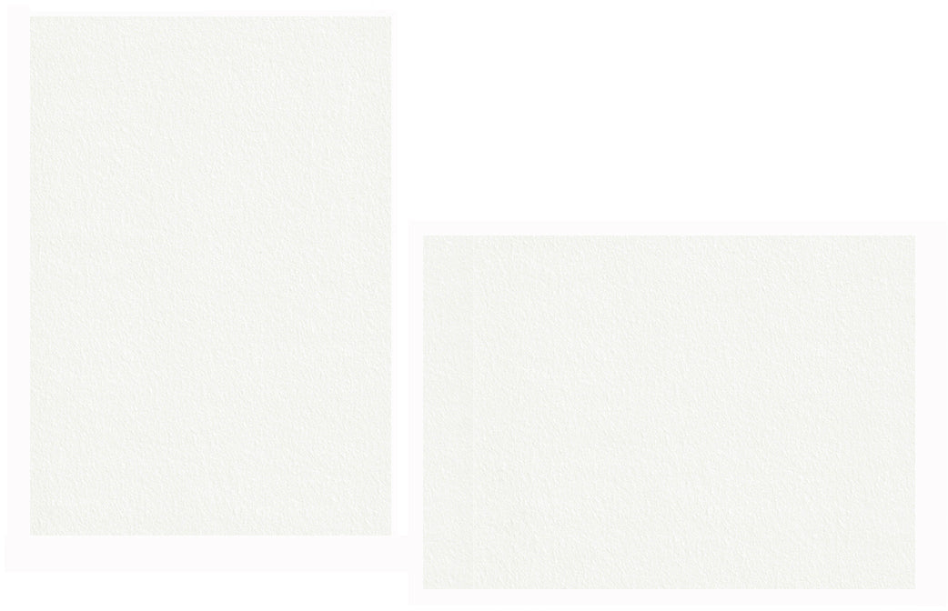 Lettra 100% Cotton Pearl White Flat Panel Cards-Cardstock Warehouse