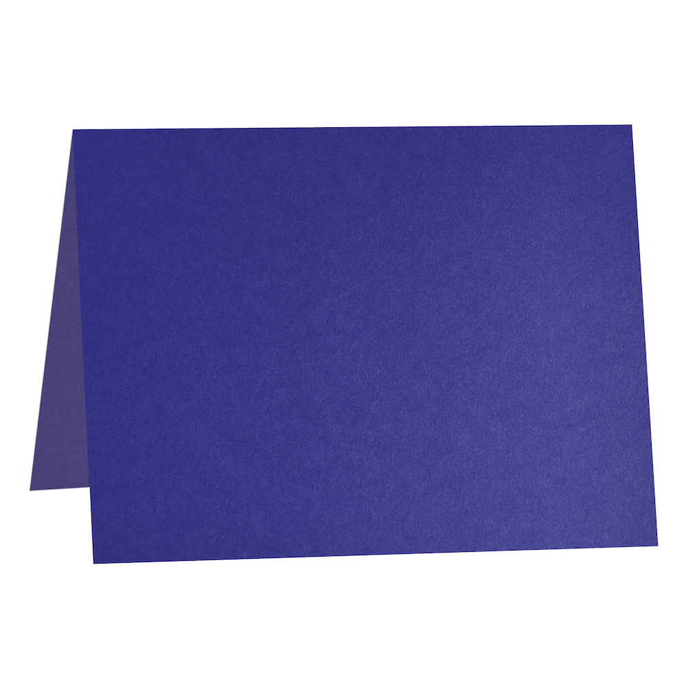 Colorplan Royal Blue Folded Cards