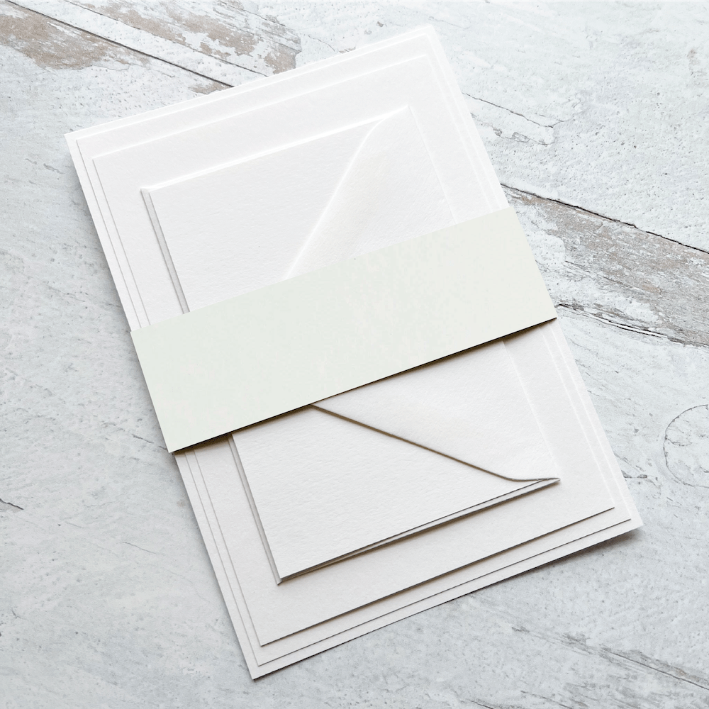 Barely Green Belly Bands | Foundations Cardstock