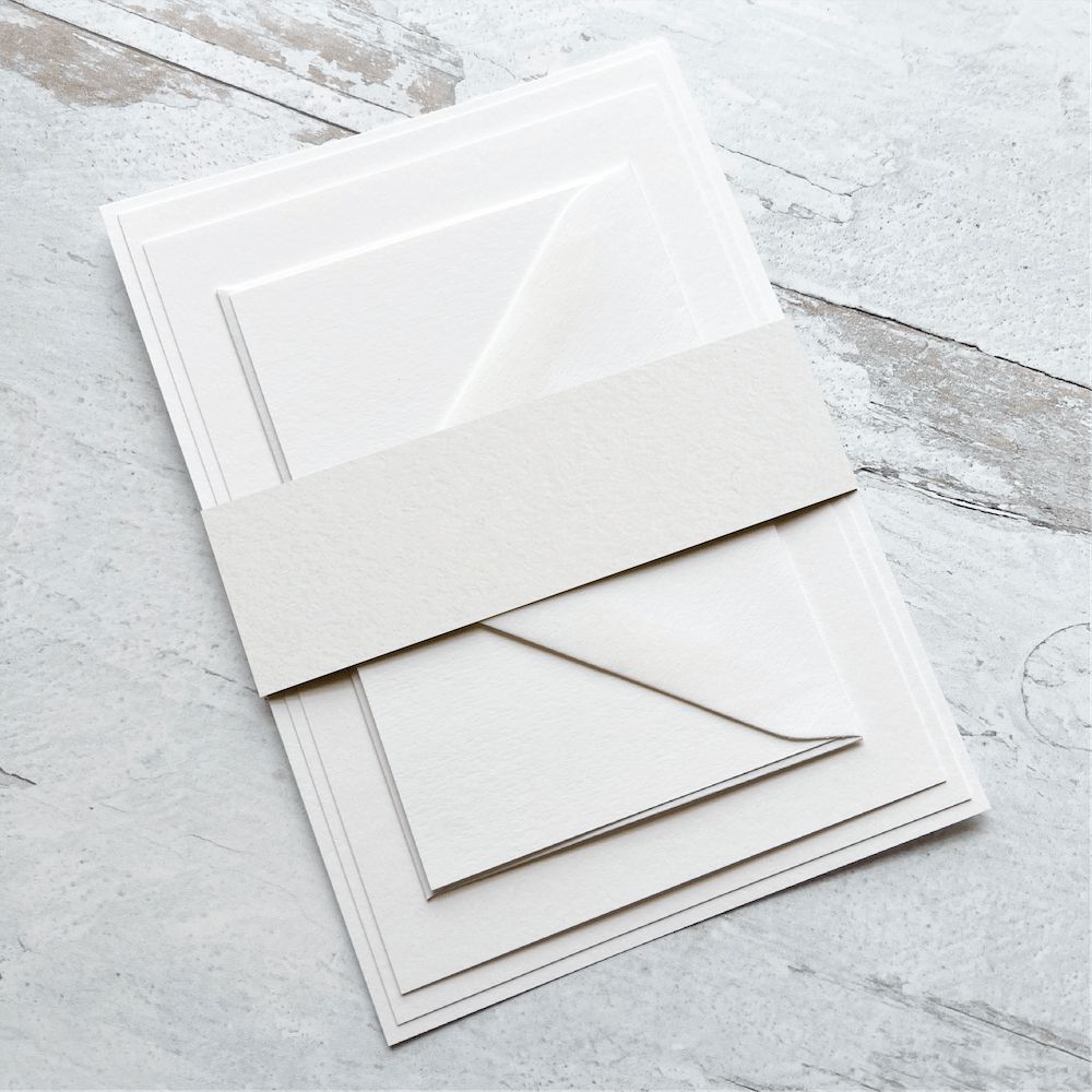 Barely Green Belly Bands | Foundations Cardstock