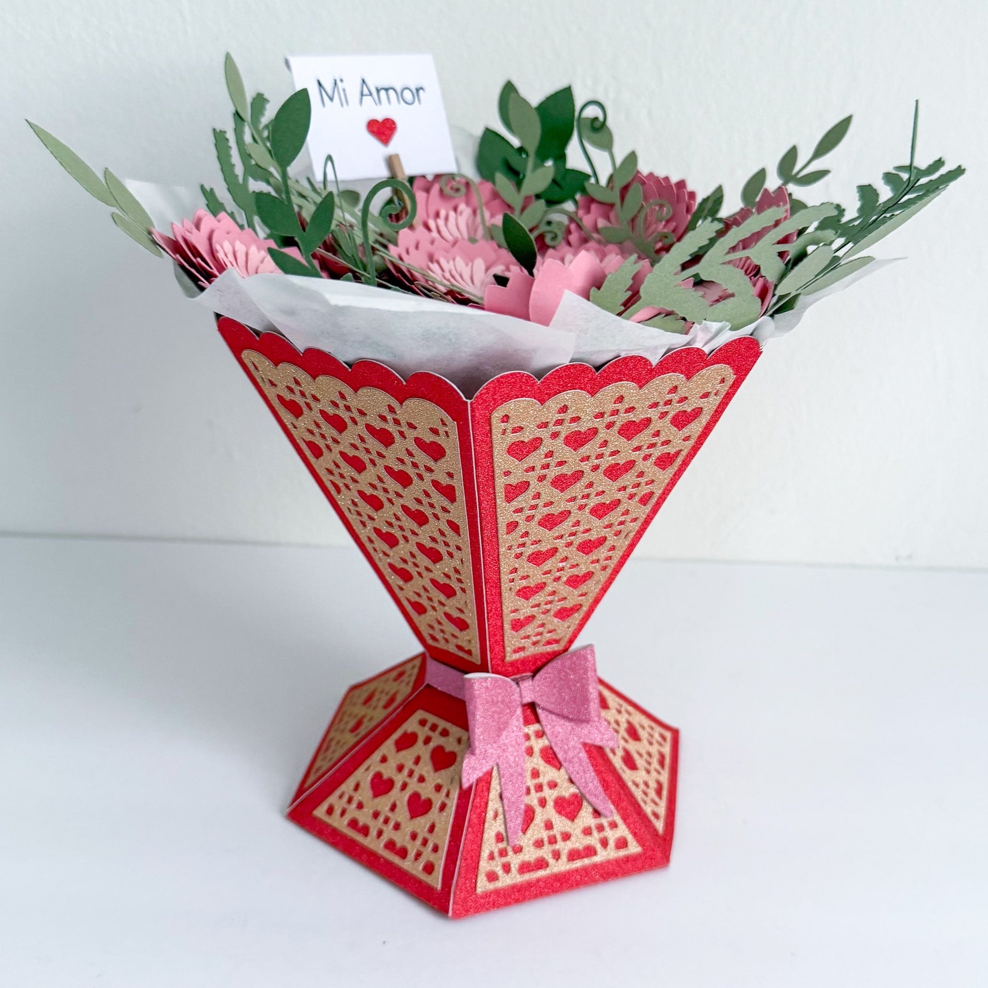 3D Flower Bouquet Gift Box