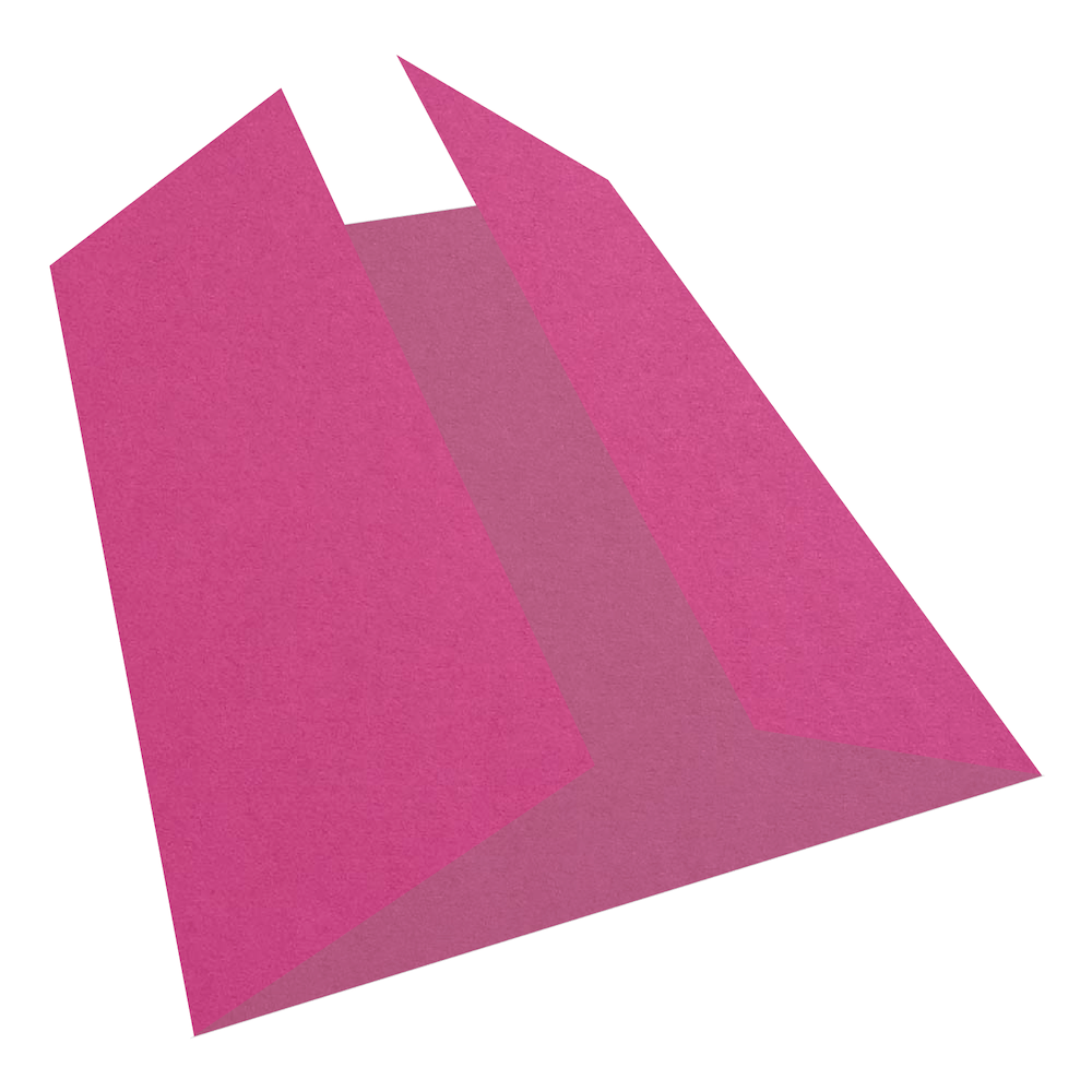 Colorplan Fuchsia Pink Gate Fold Cards