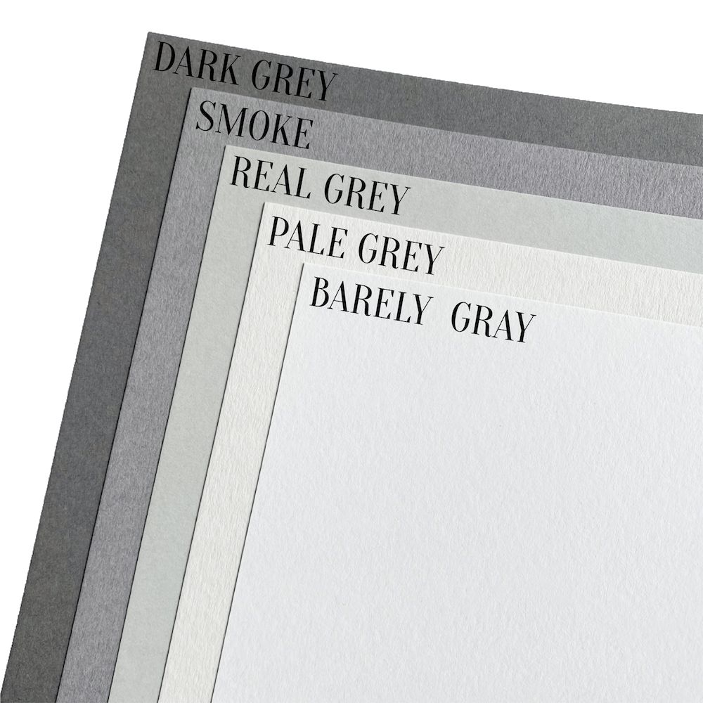 Barely Gray Cardstock | Solid-Core Recycled