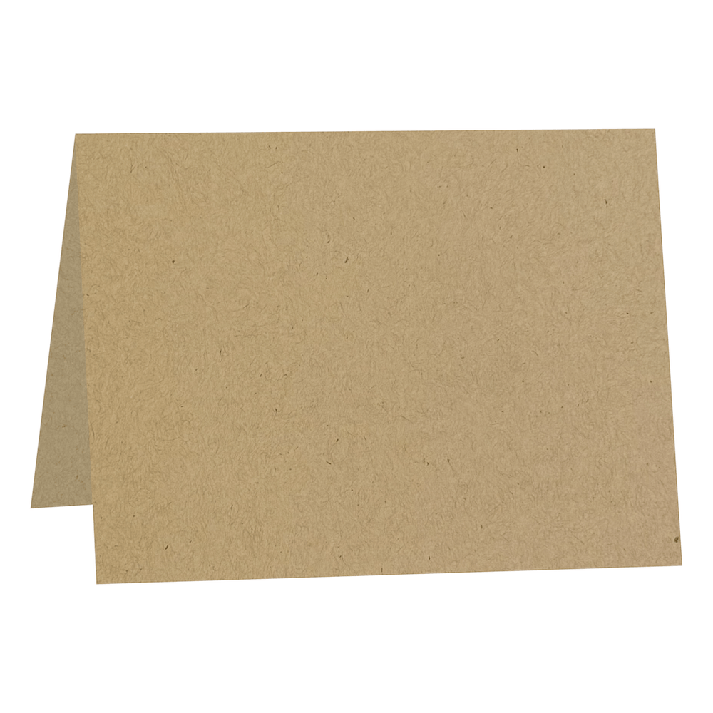 Paper Bag Kraft Half-Fold Cards-Cardstock Warehouse