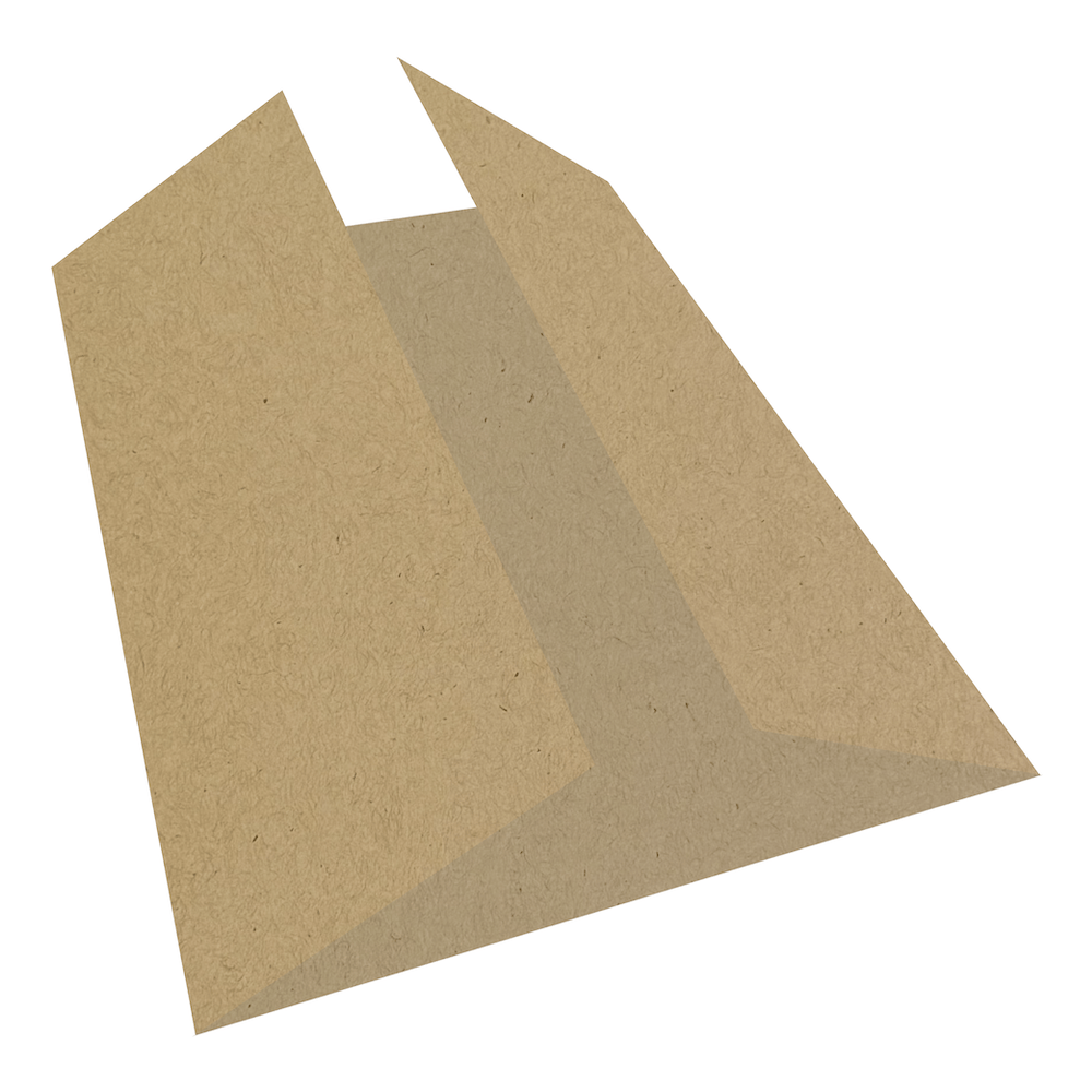 Paper Bag Gate Fold Cards-Cardstock Warehouse
