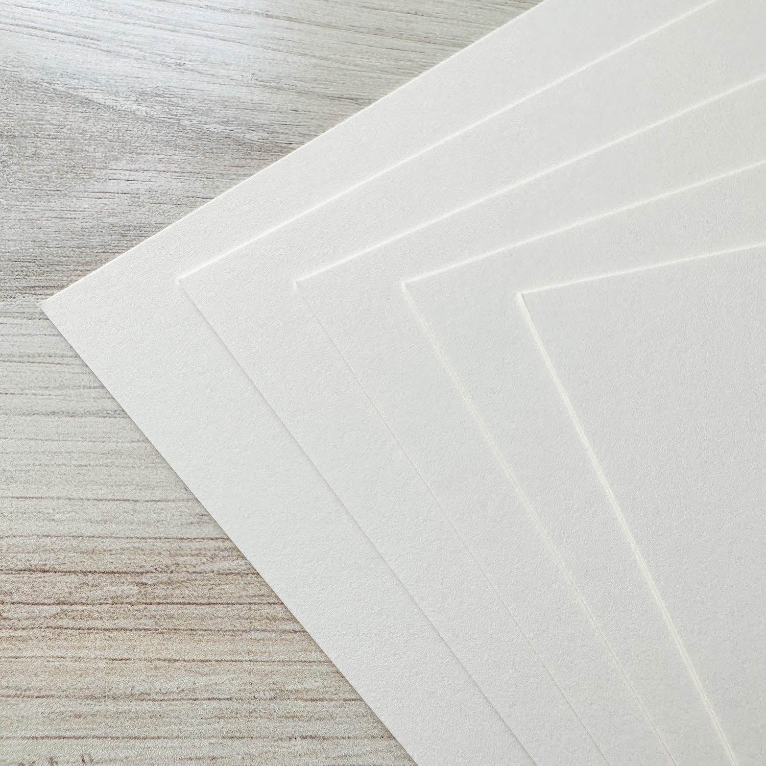 Pearl White Lettra Letterpress paper