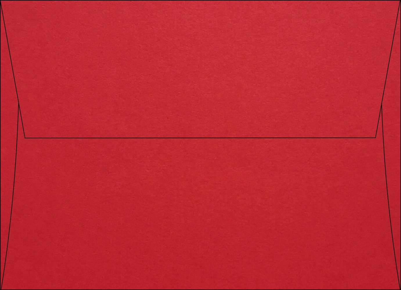 Red Hot | Pop-Tone Square Flap Envelopes