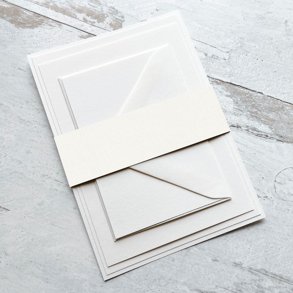 Rich Cream Linen Belly Bands