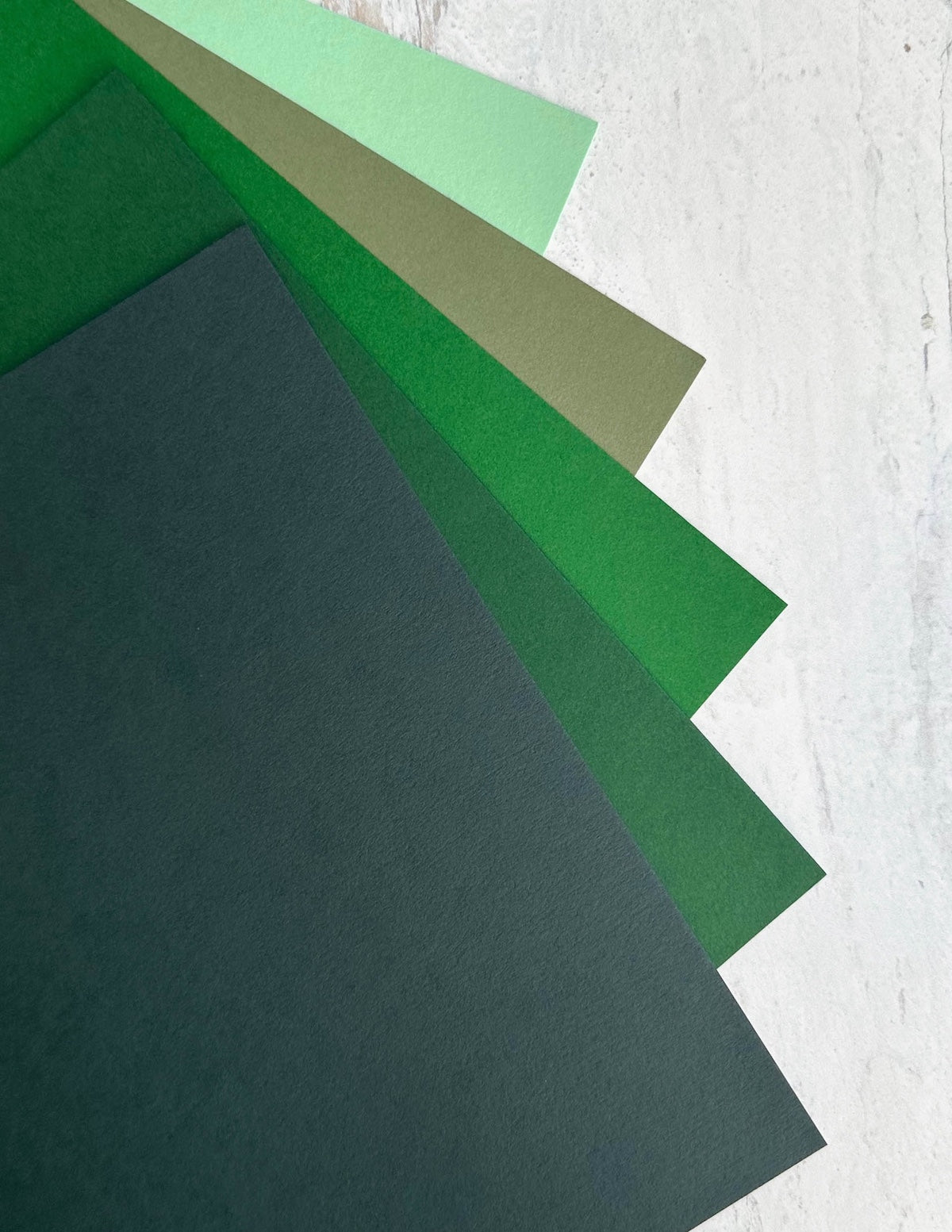 Shades of Green Cardstock Multipack