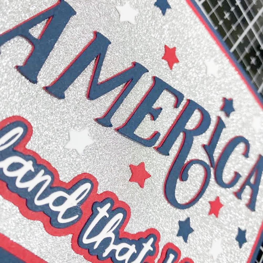 Silver MirriSparkle Glitter Cardstock