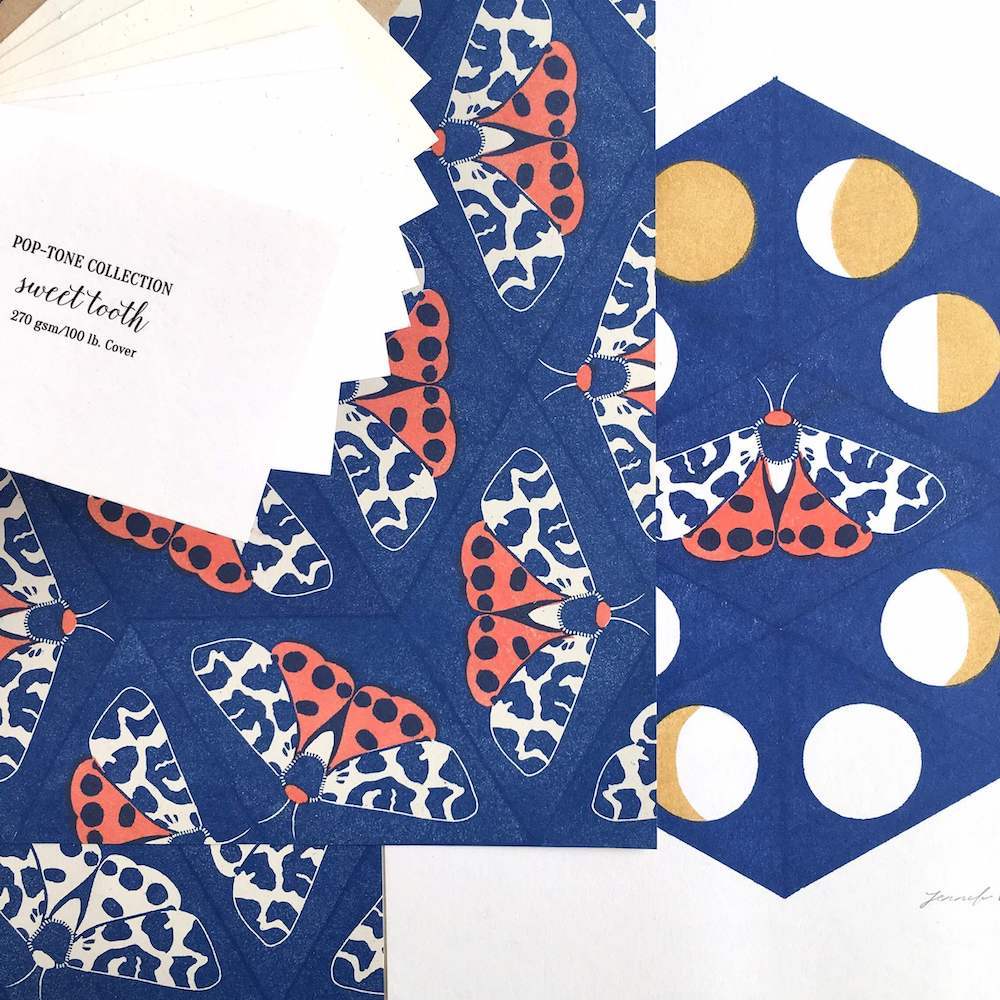 Sweet Tooth White Pop-Tone | Solid-Core Cardstock Paper