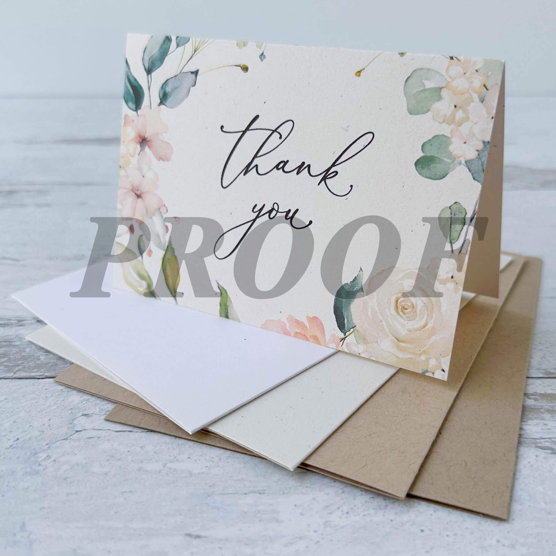 Proof Print Half Fold Cards