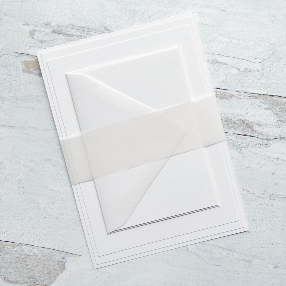 Vellum Translucent Belly Bands Natural 30 – Cardstock Warehouse