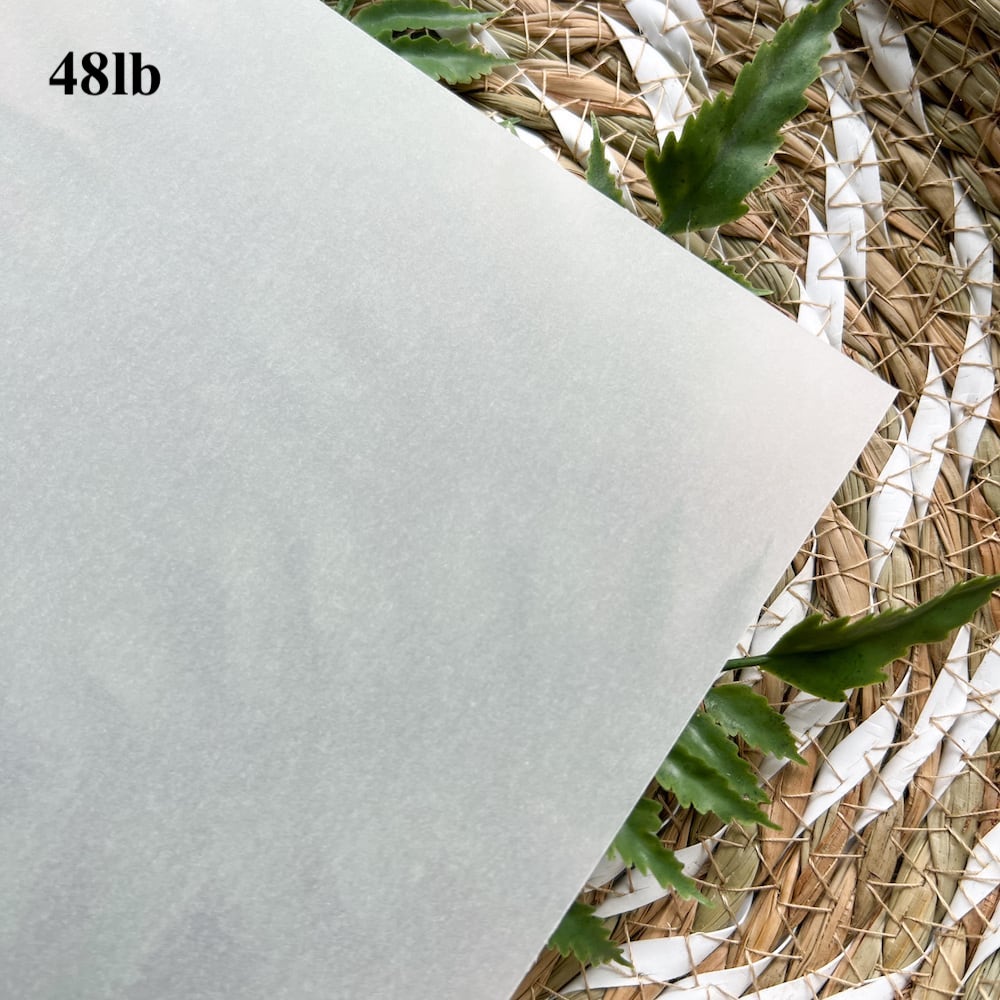 Vellum Translucent Paper | Clear Vellum Paper | 48 lb / 180 gsm