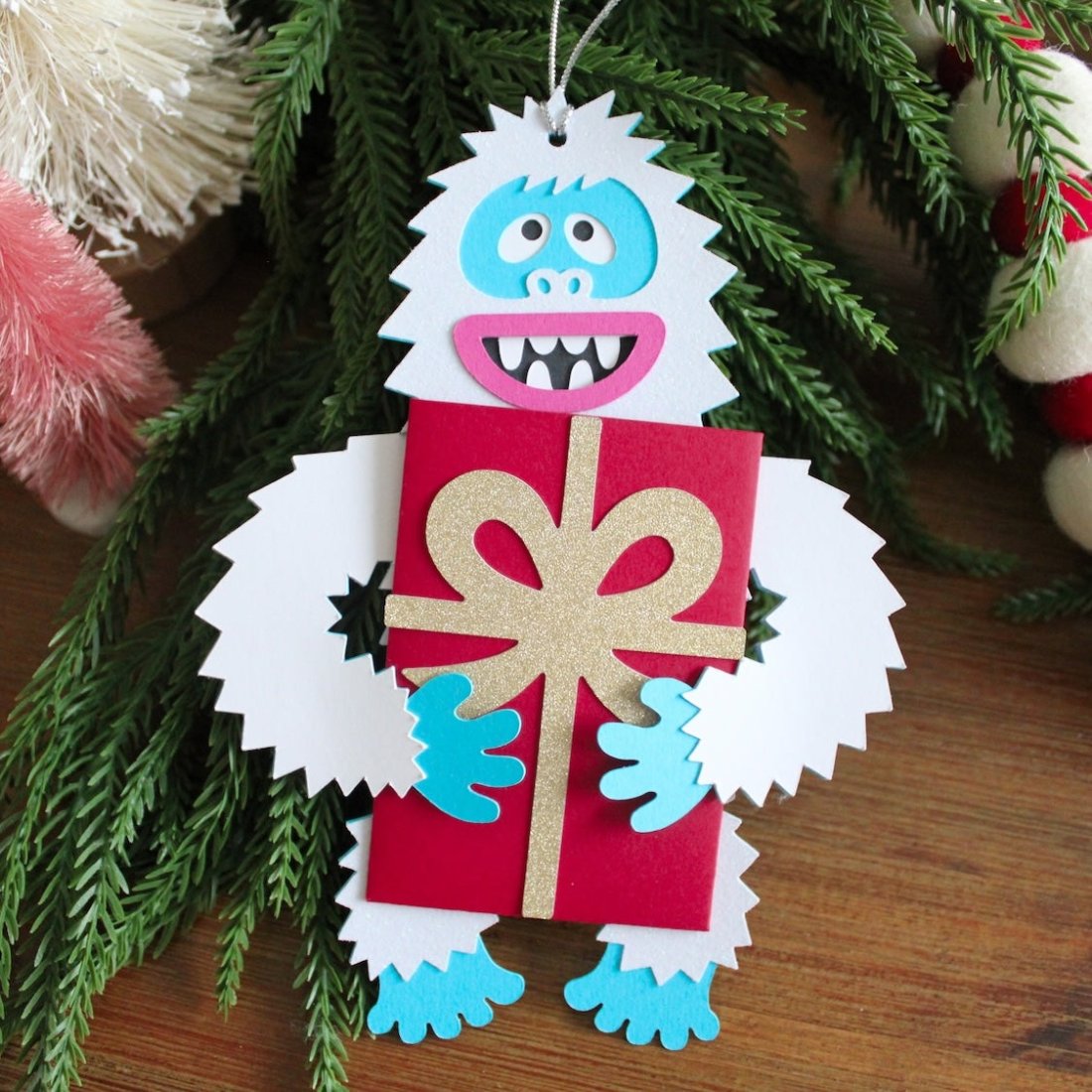 Yeti Gift Card Holder Christmas Ornament