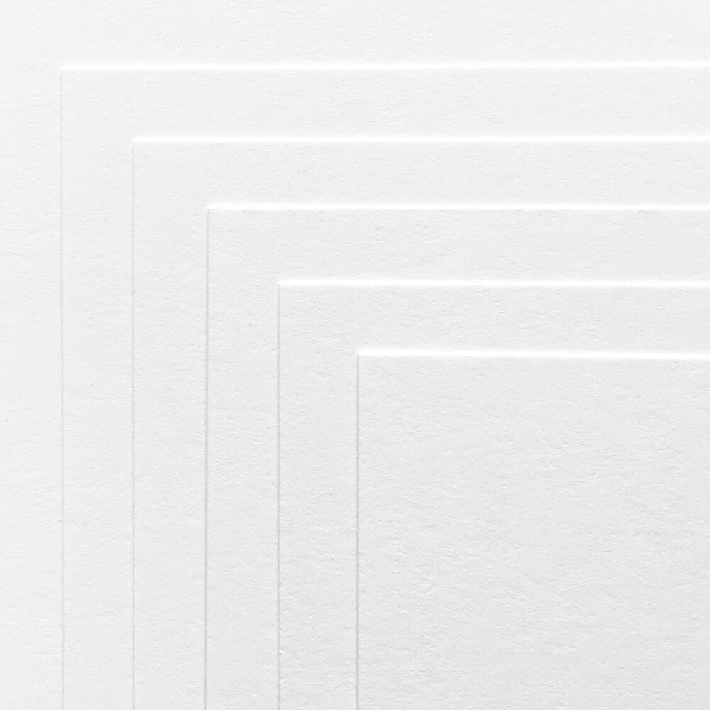 Sweet Tooth White Pop-Tone | Solid-Core Cardstock Paper 