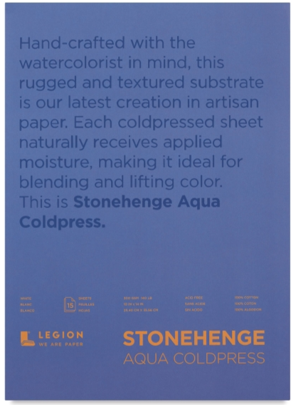  Stonehenge Aqua Black Watercolor Pads