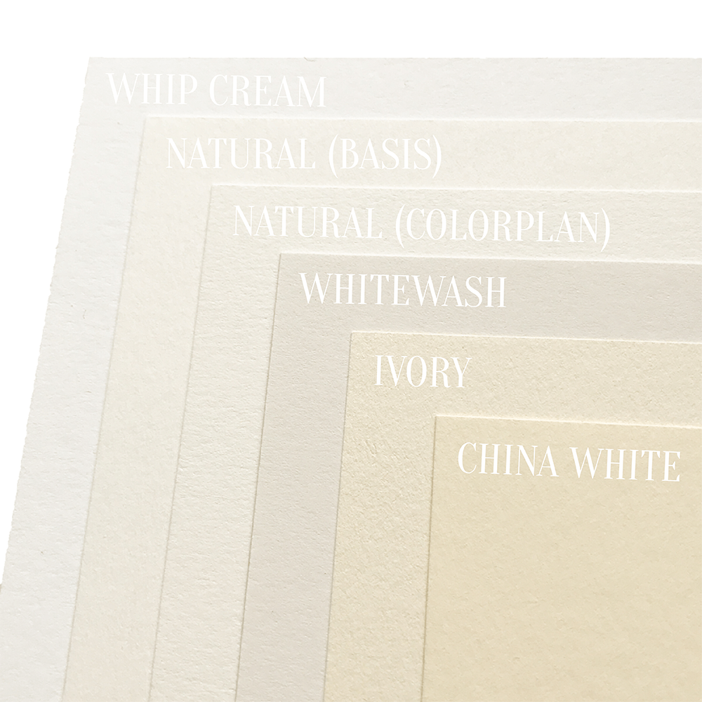Whip Cream Pop-Tone Cardstock | Solid-Core | Flat Shipping