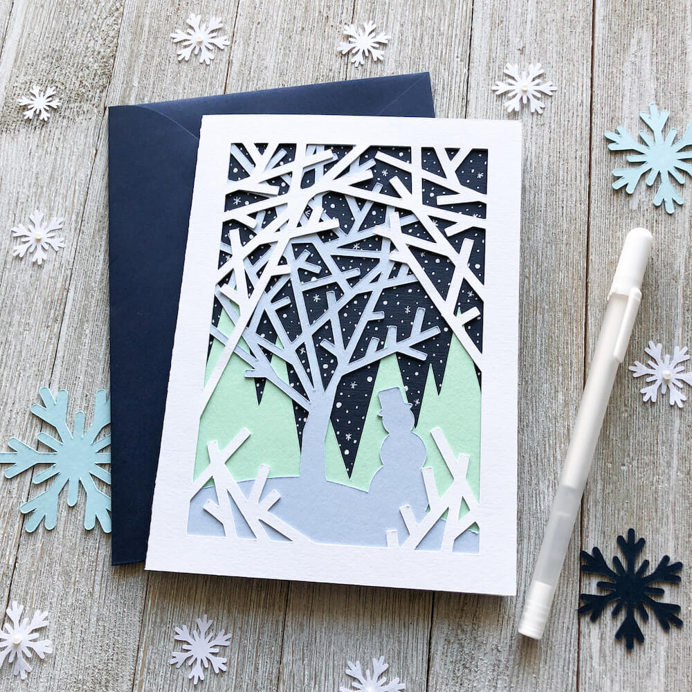 Nightshift Blue Cardstock | Solid-Core Recycled