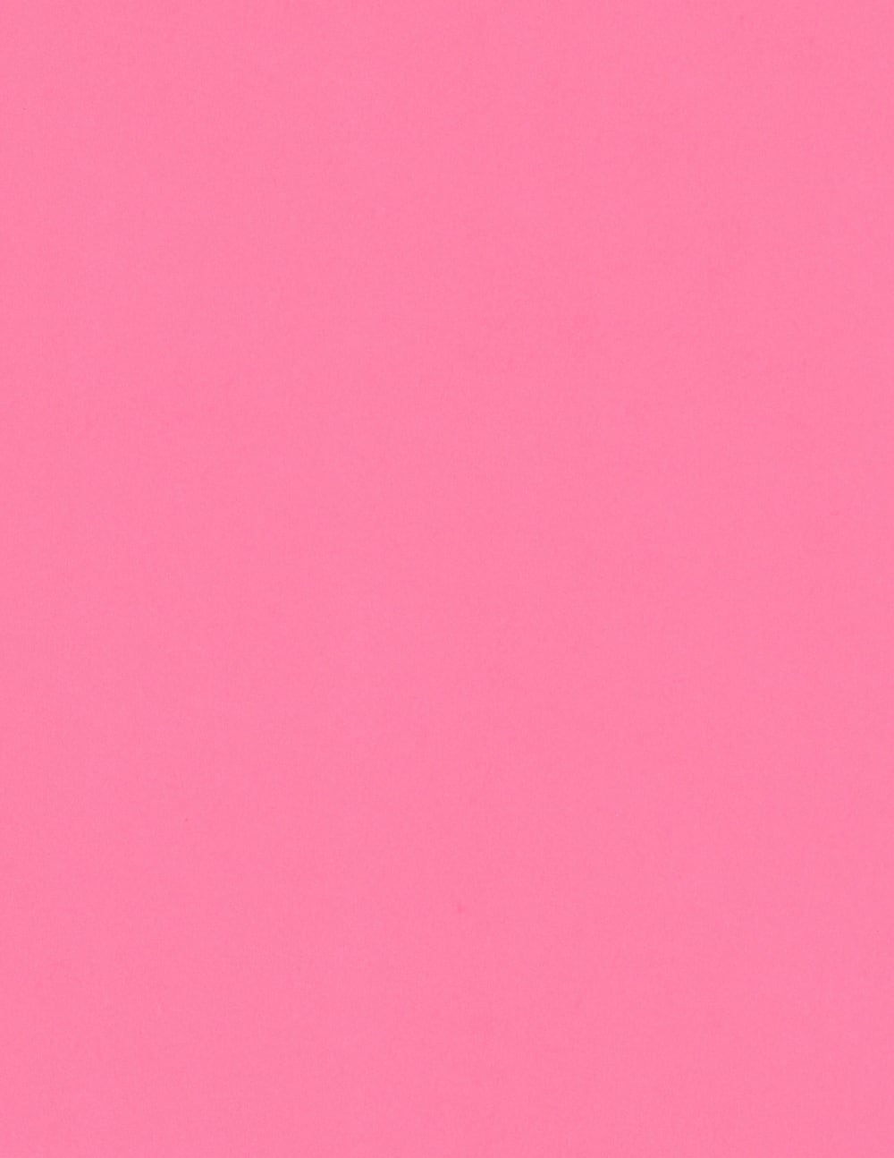 Basic PINK Card Stock Paper - 8.5 x 11 - 100lb Cover (270gsm) - 100 PK
