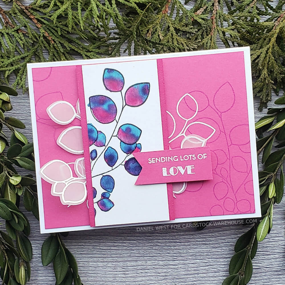 Razzle Berry Pink Pop-Tone | Solid-Core Cardstock Paper