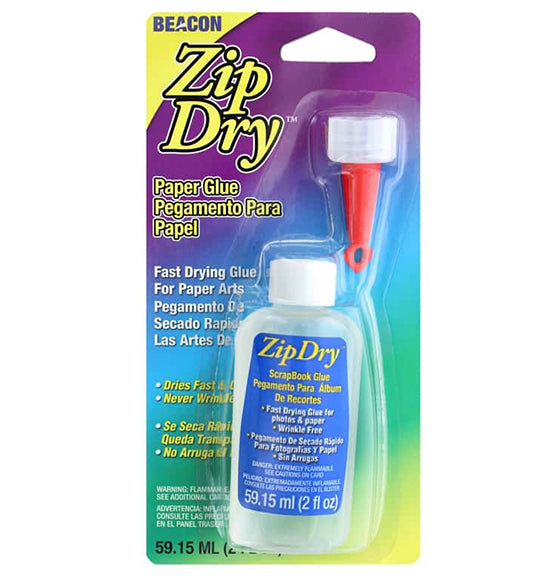 Zip Dry Paper Glue-2 Ounce - 054947000197