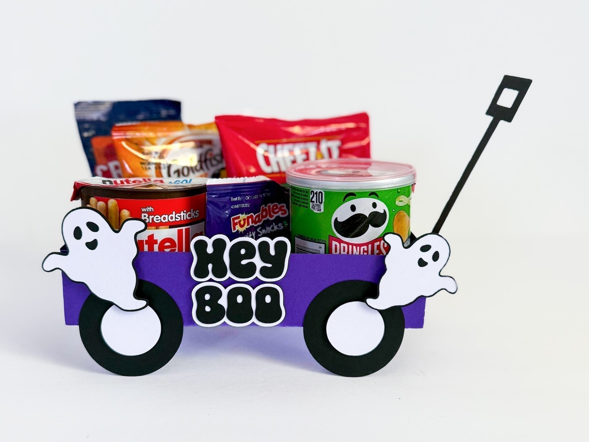 3D Paper Wagon Halloween Favor