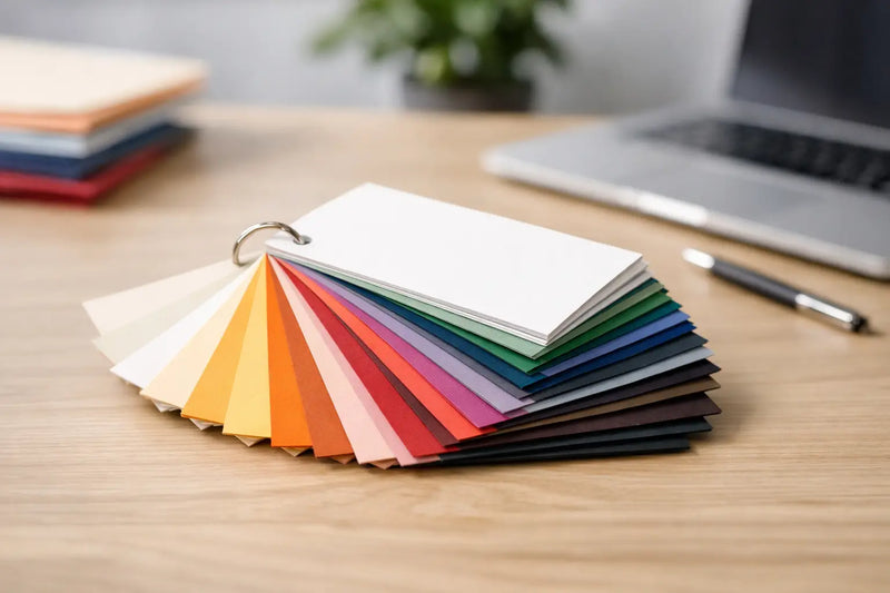Why a Cardstock Color Swatch Deck and Sample Sheets Matter