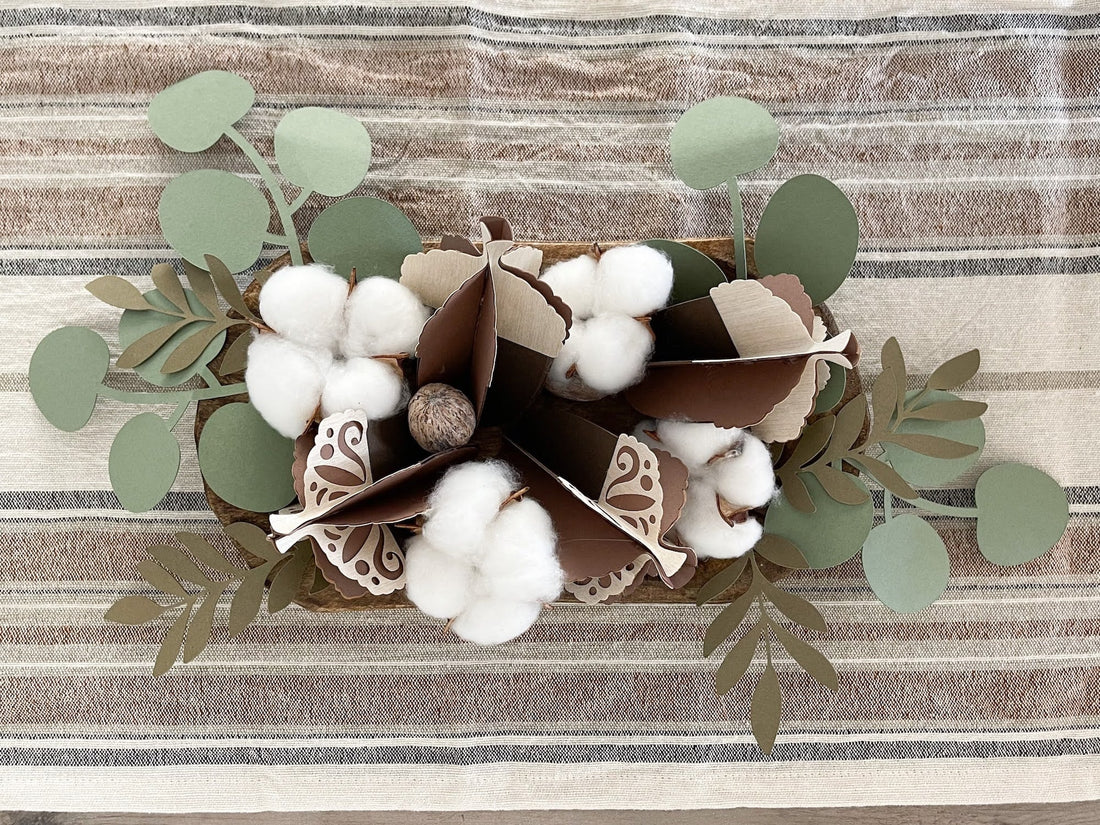 Rustic Acorn and Foliage Fall Centerpiece