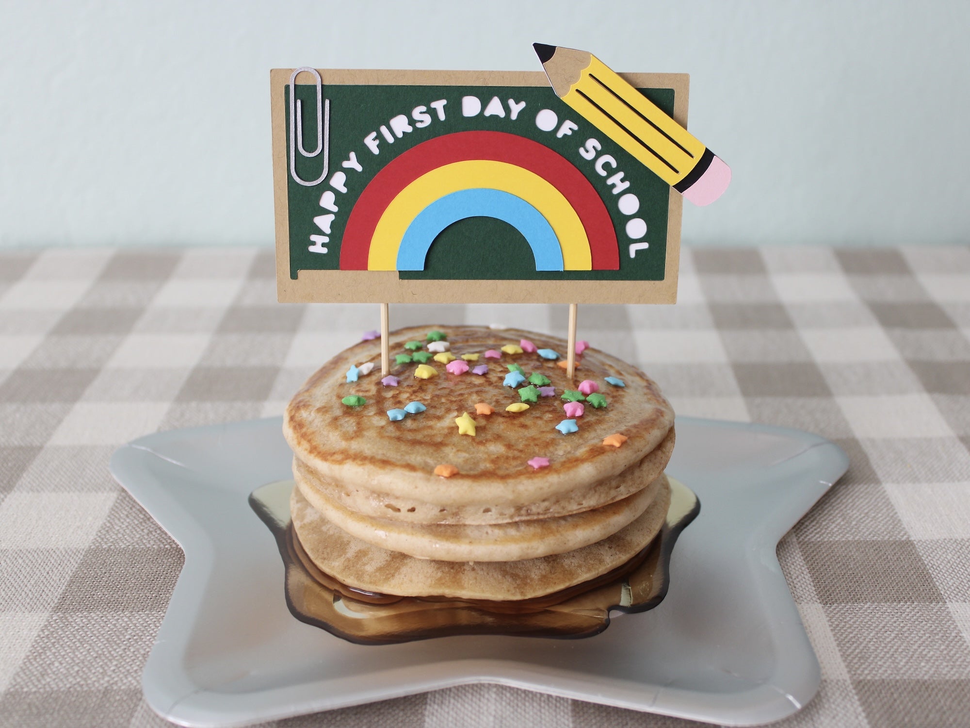Back to School Pancake Topper