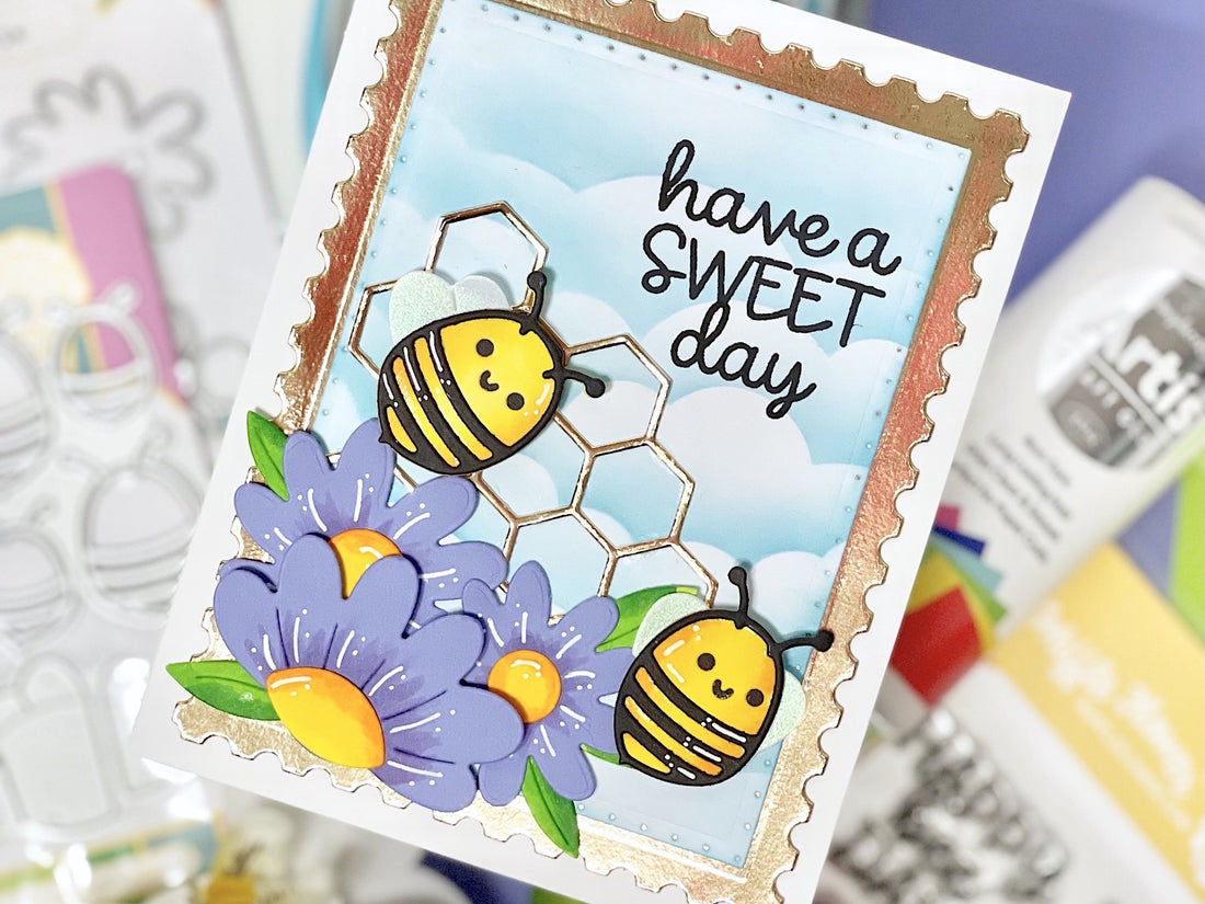 Have A Sweet Day Bumblebee Handmade Card