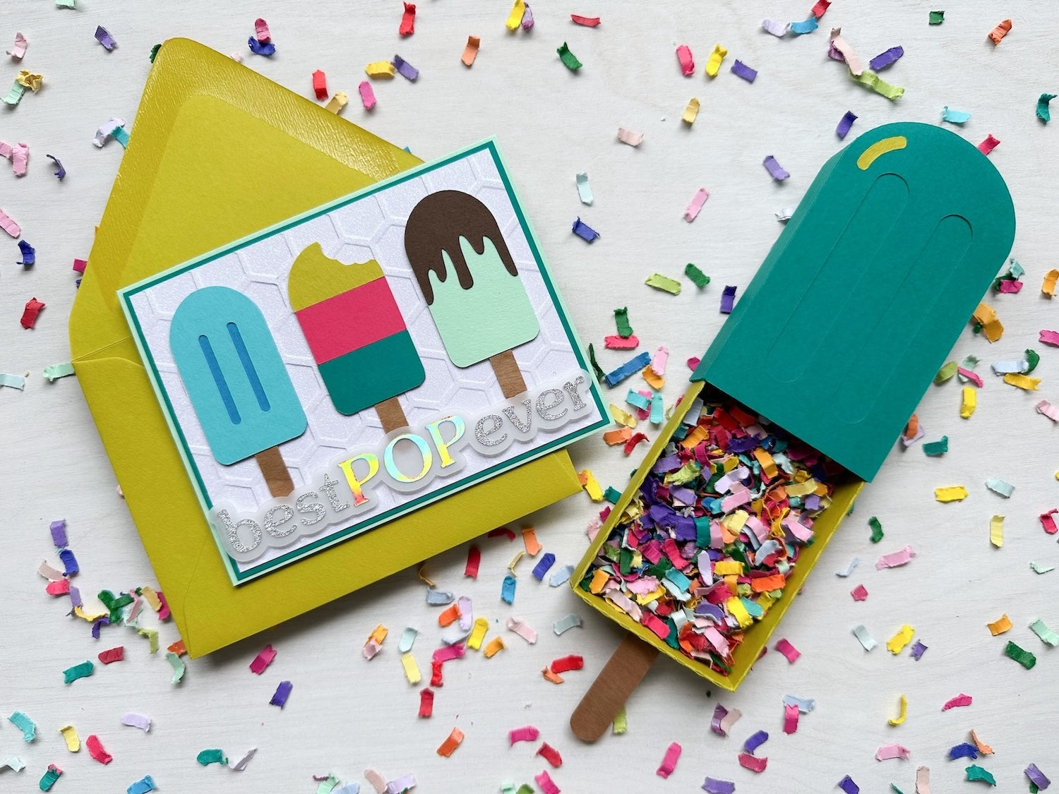 Best POP Ever Popsicle Father's Day Card and 3D Gift Box