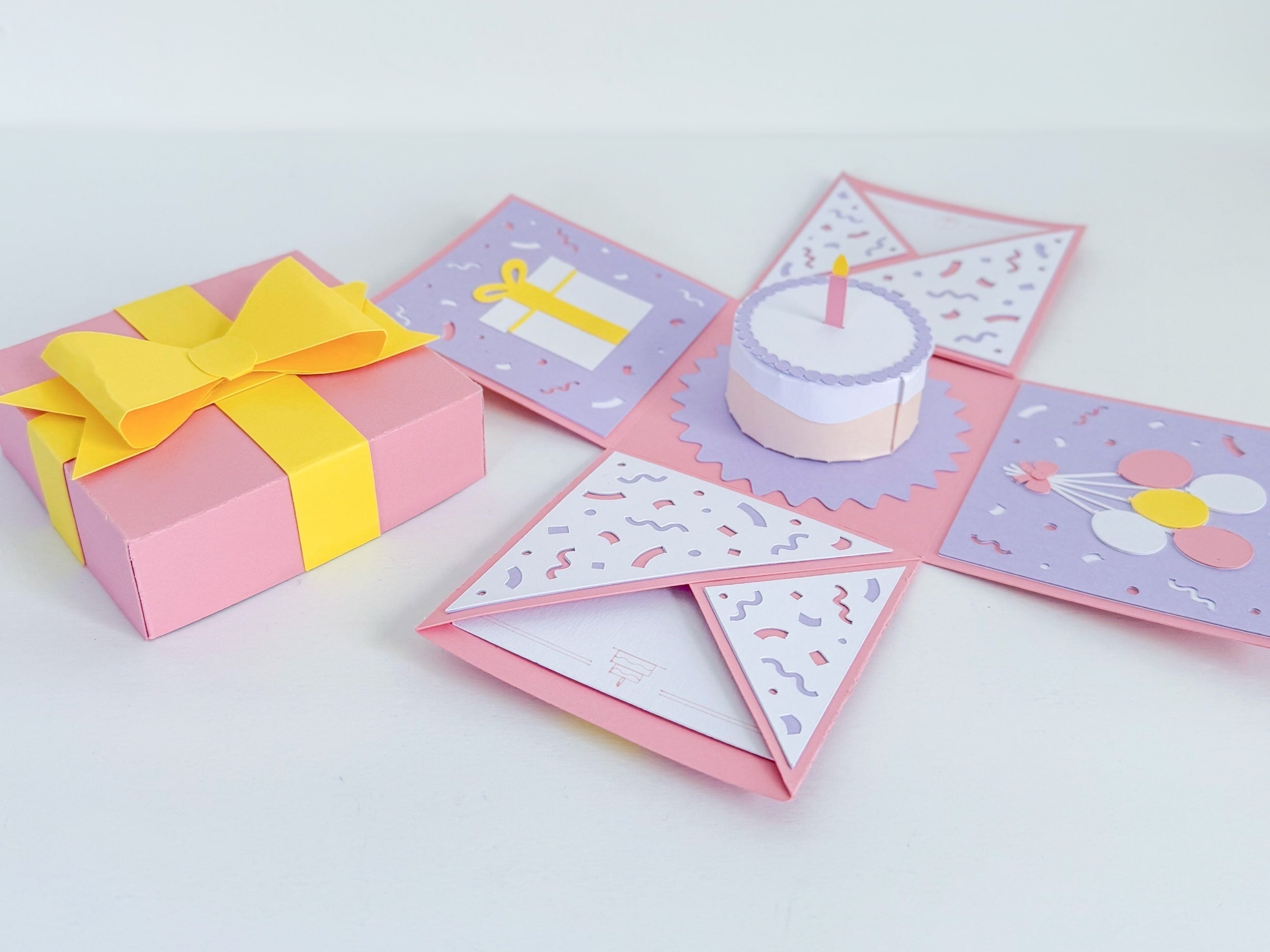 Birthday Present Explosion Box – Cardstock Warehouse