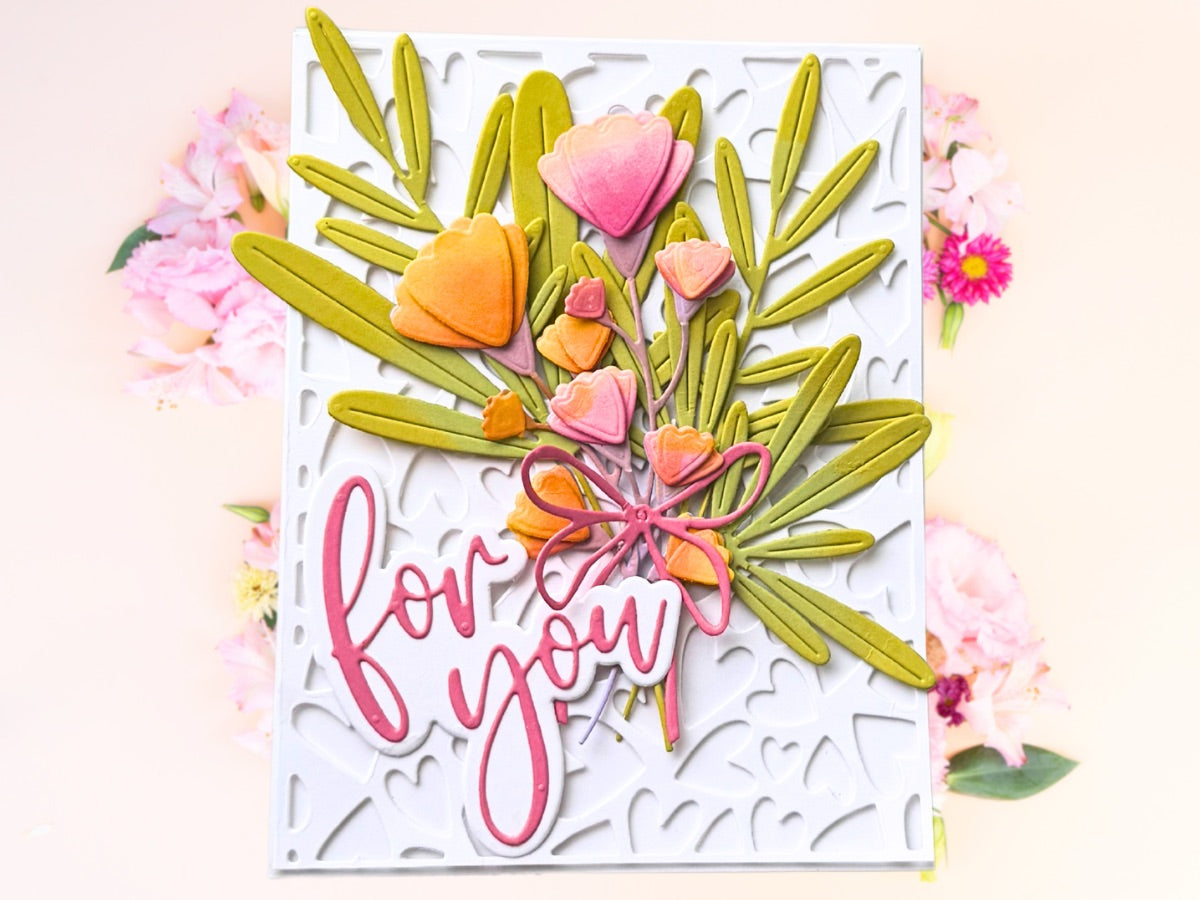 Bright Spring Floral Bouquet Card