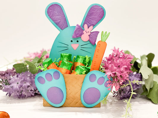 Embossed Easter Bunny Basket