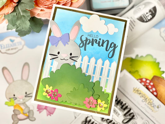 Cute Bunny Handmade Card