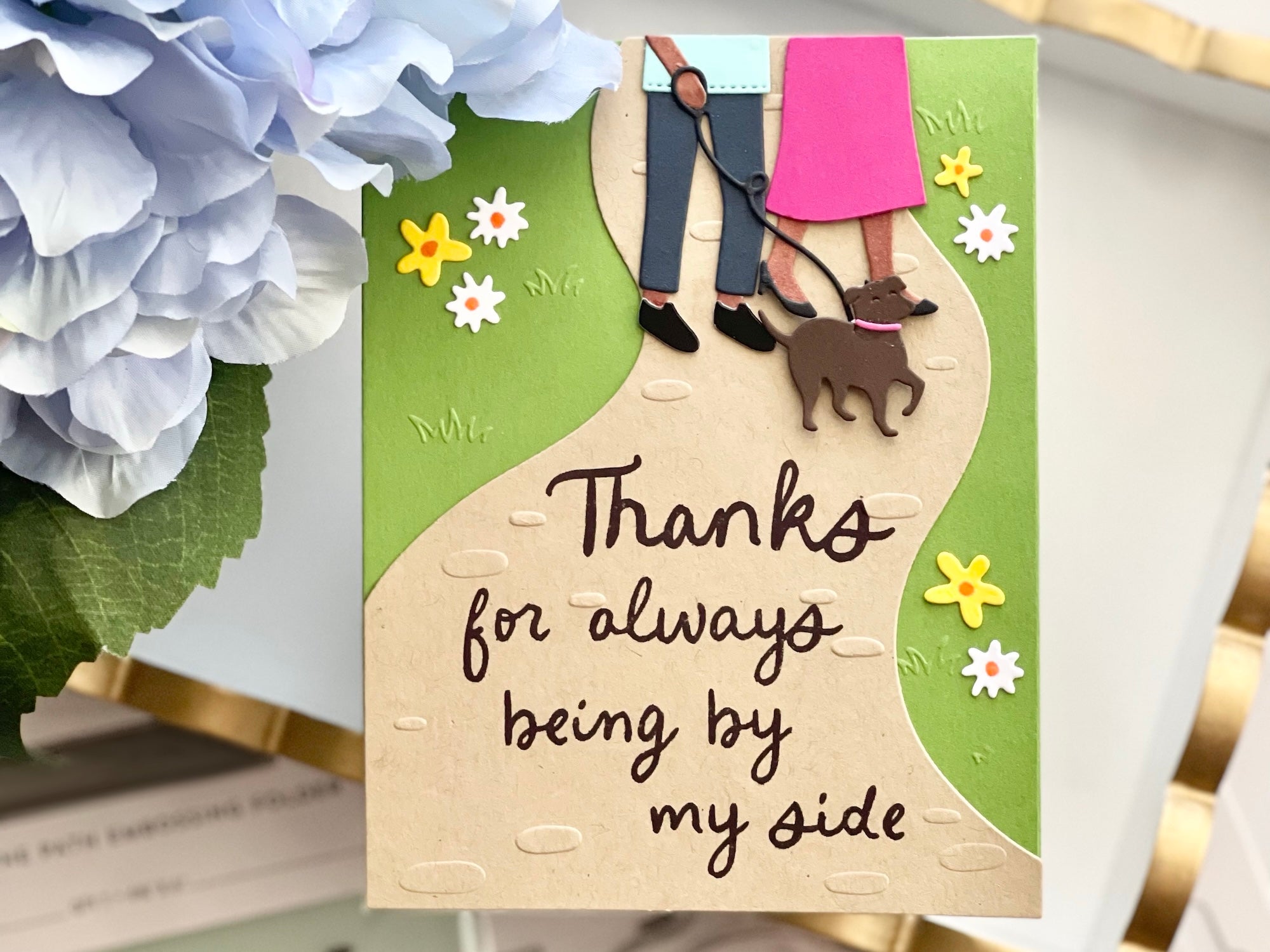 "By Your Side" Handmade Card