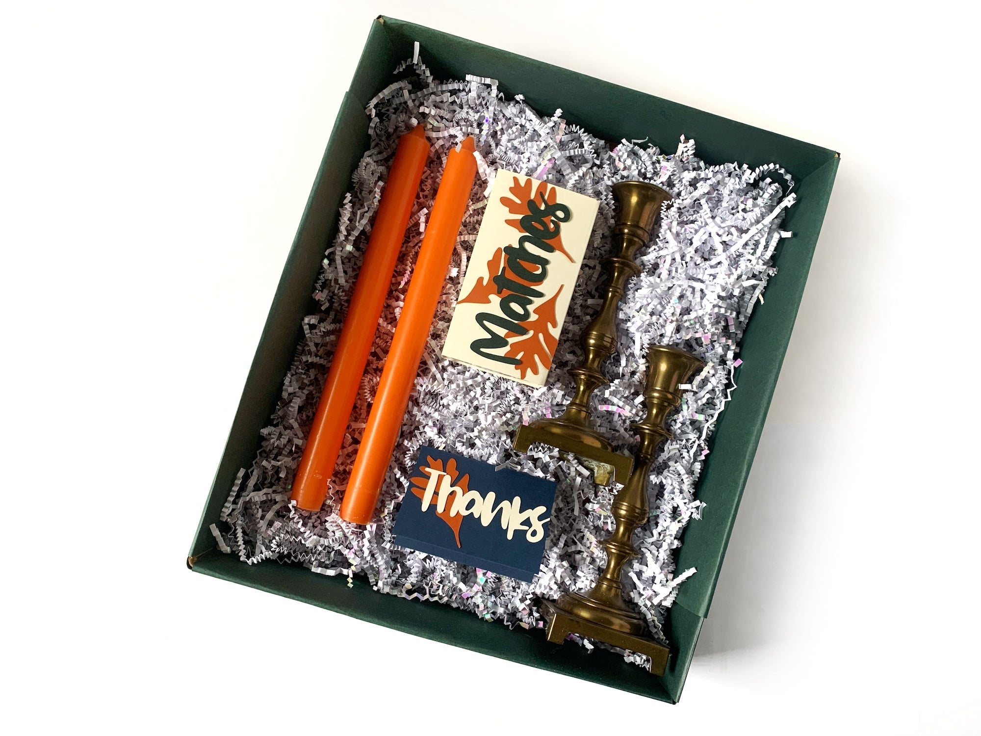 DIY Candle Hostess Gift with Matchbox and Thank You Card