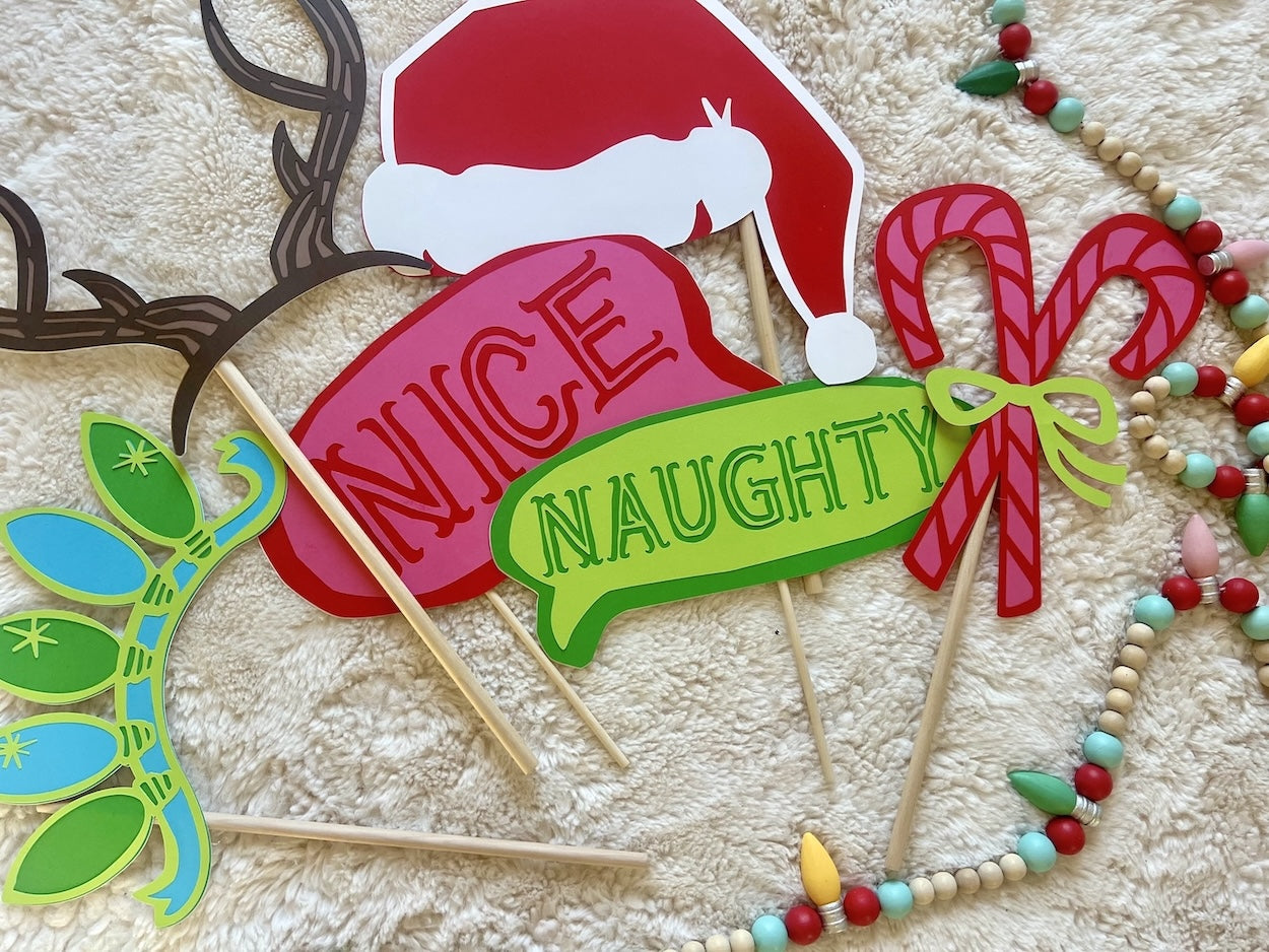 Make Something Beautiful®️-Christmas Photo Booth Props-Cardstock Warehouse