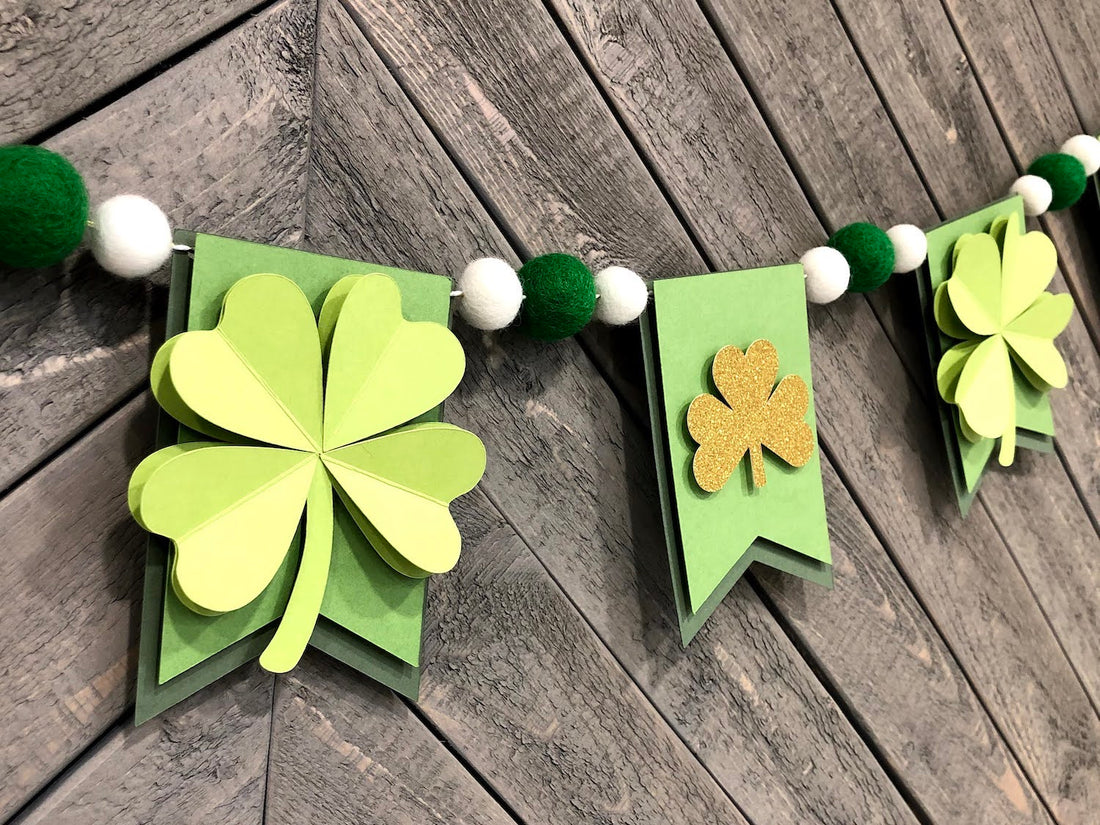 4-Leaf Clover St. Patrick's Day Banner