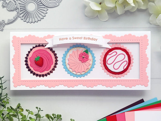 Sweet Birthday Cupcake Handmade Card