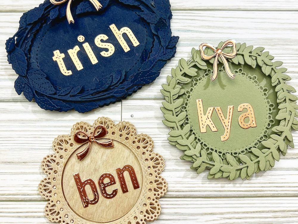 Layered Paper Thanksgiving Place Cards