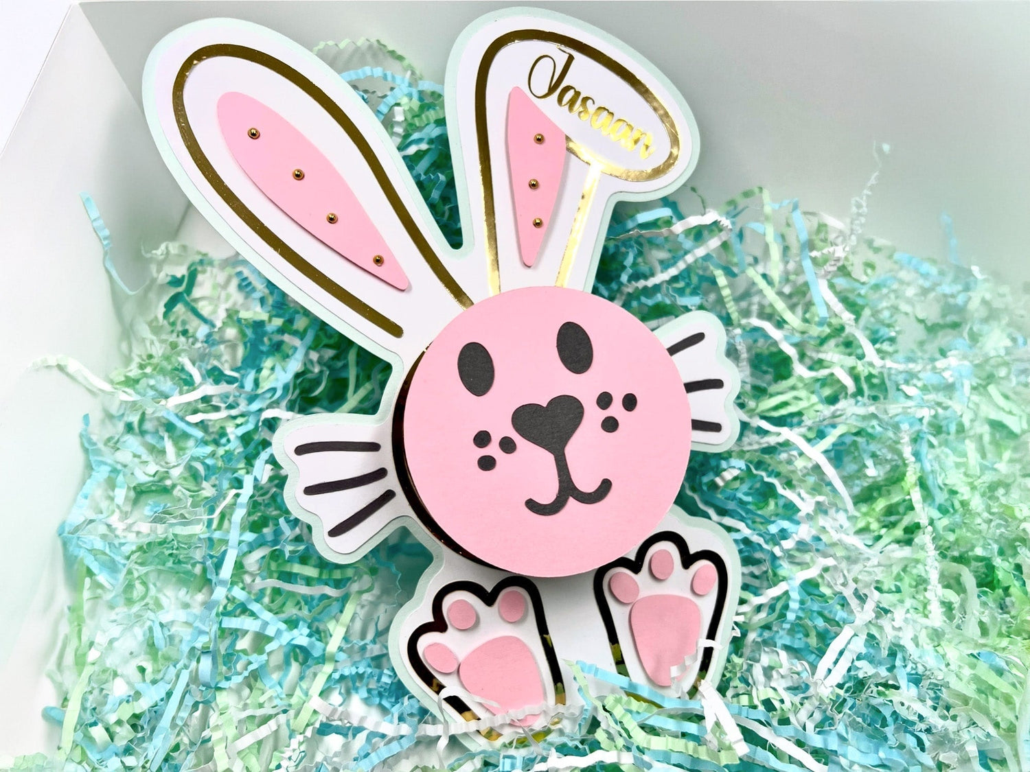Easter Bunny Circle Treat Box