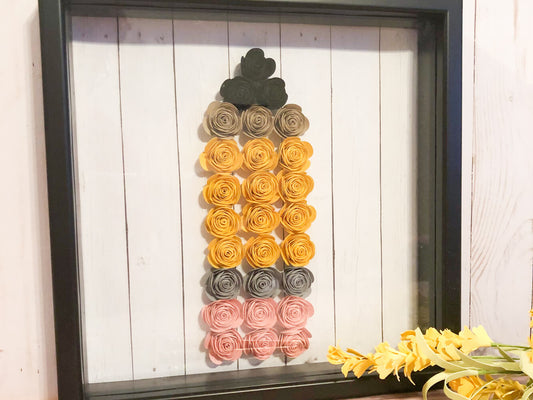 DIY Teacher Appreciation Floral Pencil Frame