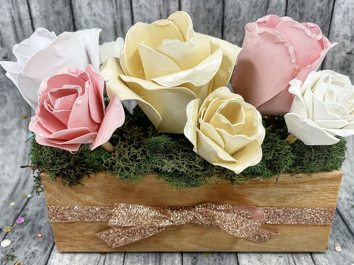 DIY Forever Bouquet Paper Flower Box-Cardstock Warehouse