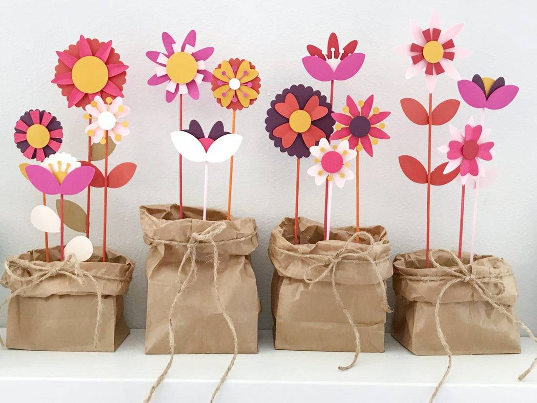 Paper Flower Decor with Free Cut File